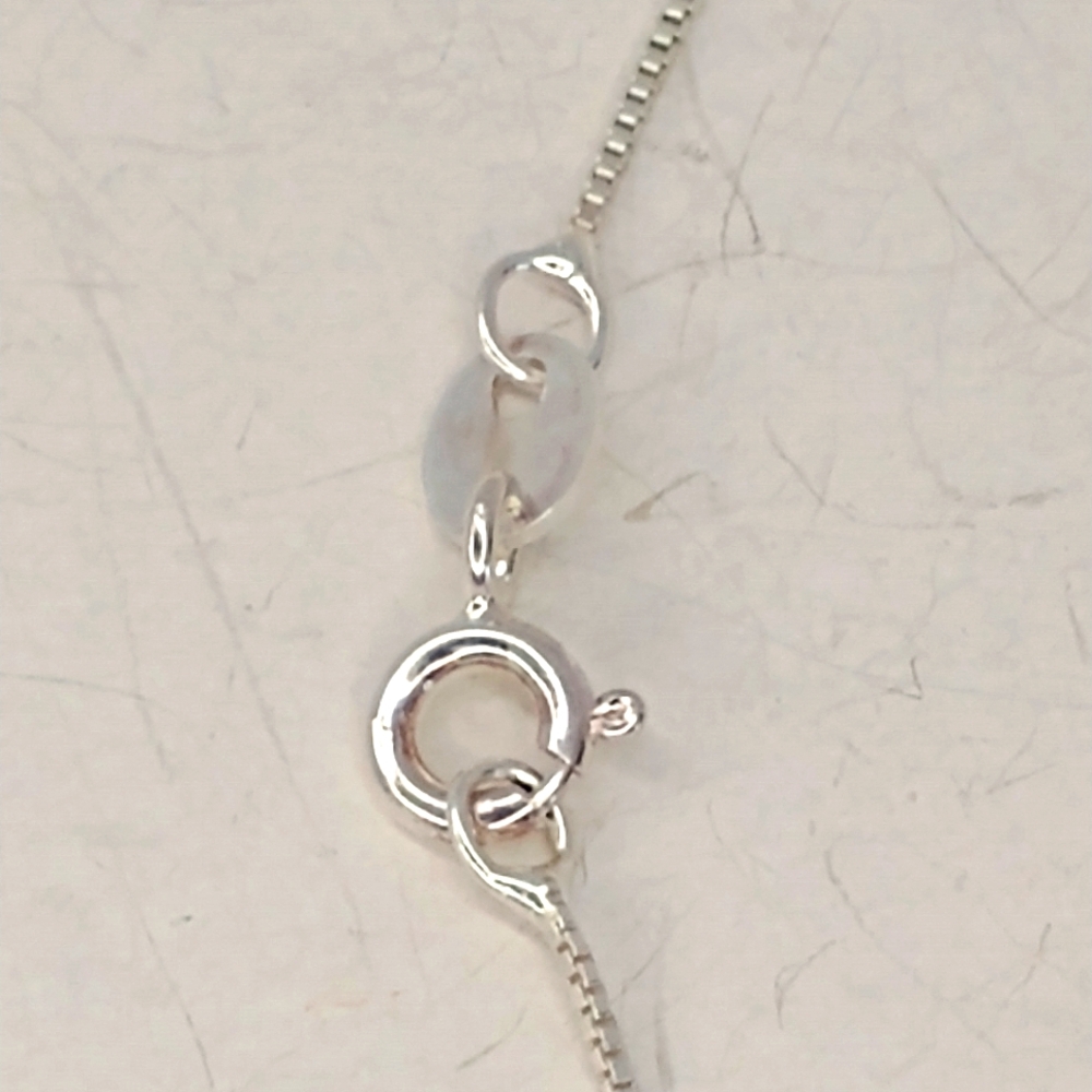 CLOSEOUT--Gorgeous CZ Solitaire necklace - Picture 5 of 5